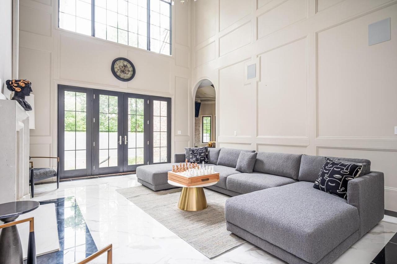 Villa Adams Mansion, 10K Sqft, 7Bd/7Ba, 15Min To Airport Atlanta Exterior foto